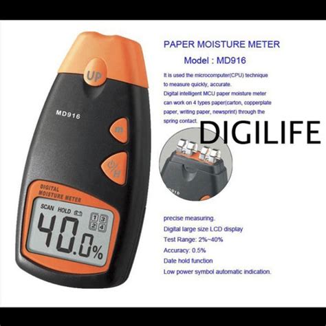 moisture meter for paper mill|paper moisture meter md916.